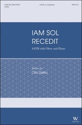 Iam Sol Recedit SATB choral sheet music cover